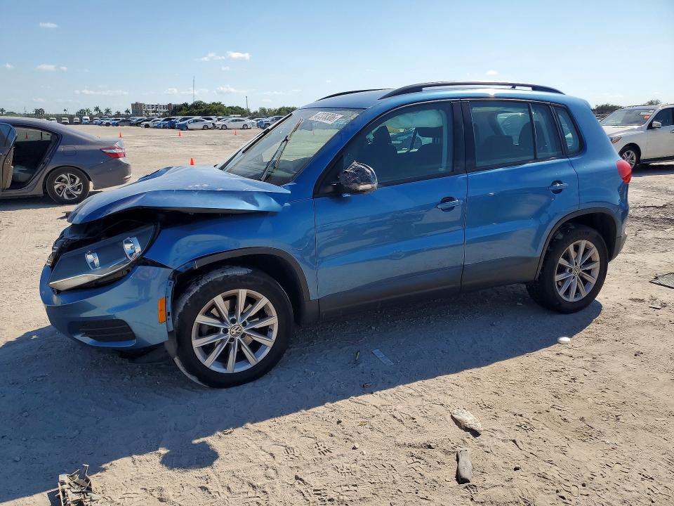 Aukcja sprzedaży 2018 Volkswagen Tiguan Limited, vin: WVGAV7AX7JK003313, numer aukcji: 47378306