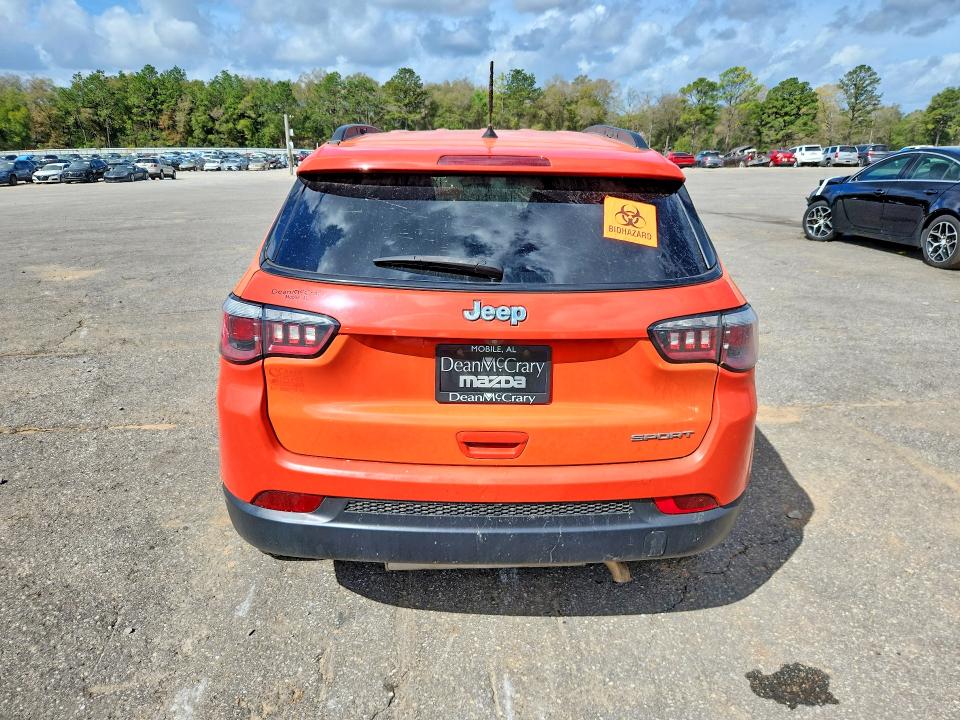 Aukcja sprzedaży 2018 Jeep Compass, vin: 3C4NJCABXJT250709, numer aukcji: 42002886