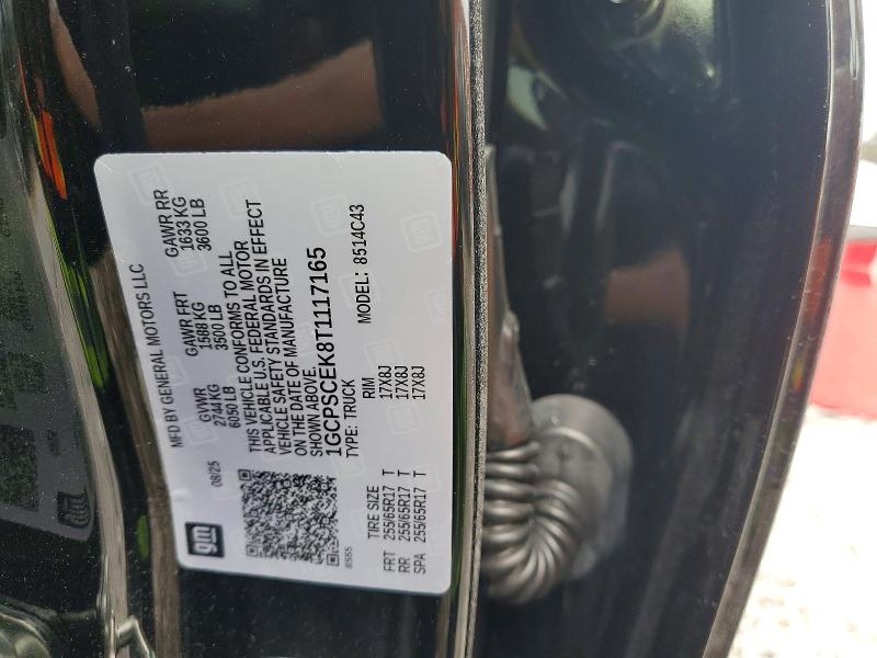 41945576 :رقم المزاد ، 1GCPSCEK8T1117165 vin ، 2026 Chevrolet Colorado مزاد بيع