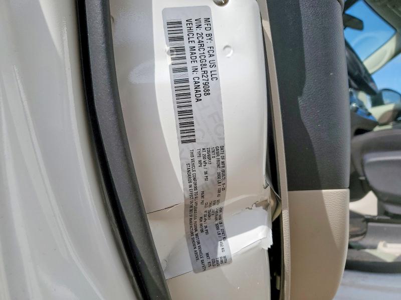 47223876 :رقم المزاد ، 2C4RC1CG8LR279088 vin ، 2020 Chrysler Voyager مزاد بيع