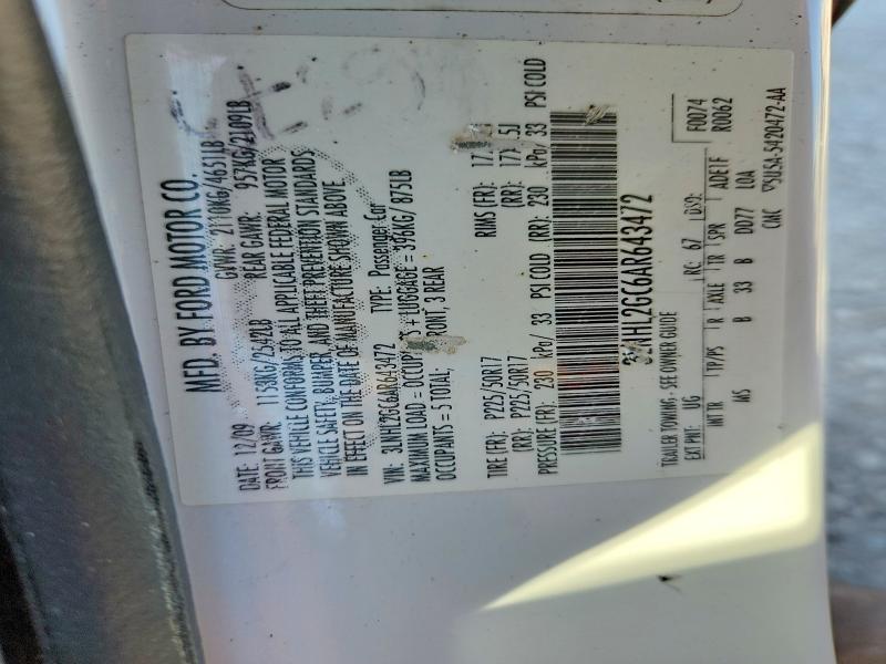 Продажа на аукционе авто 2010 Lincoln Mkz, vin: 3LNHL2GC6AR643472, номер лота: 46041666