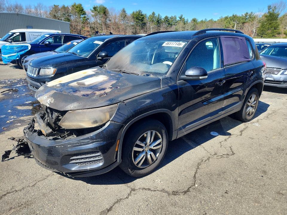 2016 Volkswagen Tiguan მანქანა იყიდება აუქციონზე, vin: WVGBV7AX9GK000491, აუქციონის ნომერი: 46517146