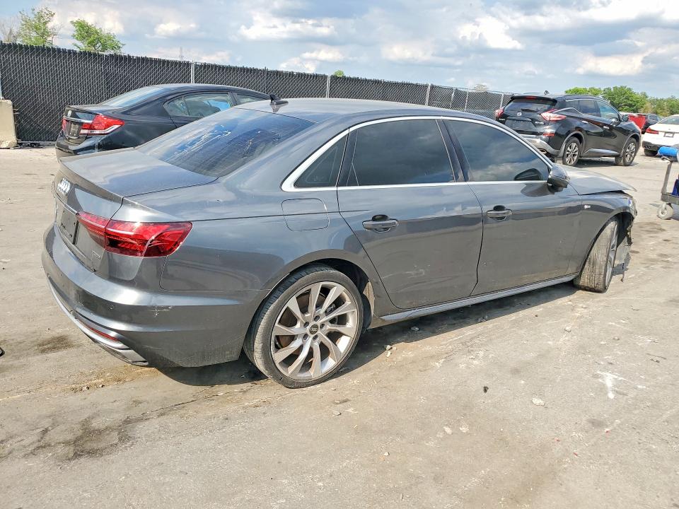 2021 Audi A4 მანქანა იყიდება აუქციონზე, vin: WAUEAAF42MN010831, აუქციონის ნომერი: 47478956