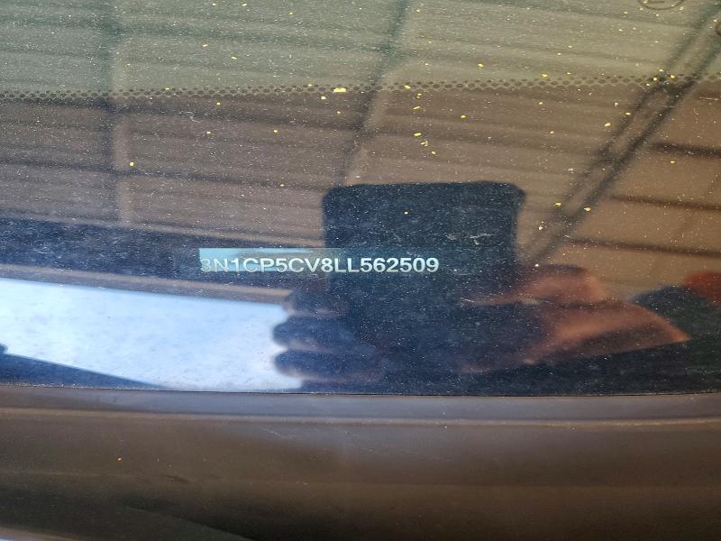 2020 Nissan Kicks მანქანა იყიდება აუქციონზე, vin: 3N1CP5CV8LL562509, აუქციონის ნომერი: 47337096