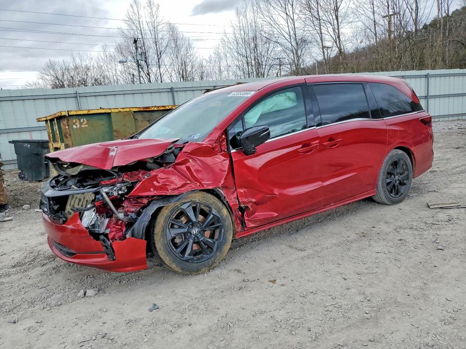 2024 Honda Odyssey მანქანა იყიდება აუქციონზე, vin: 5FNRL6H70RB013087, აუქციონის ნომერი: 42053066