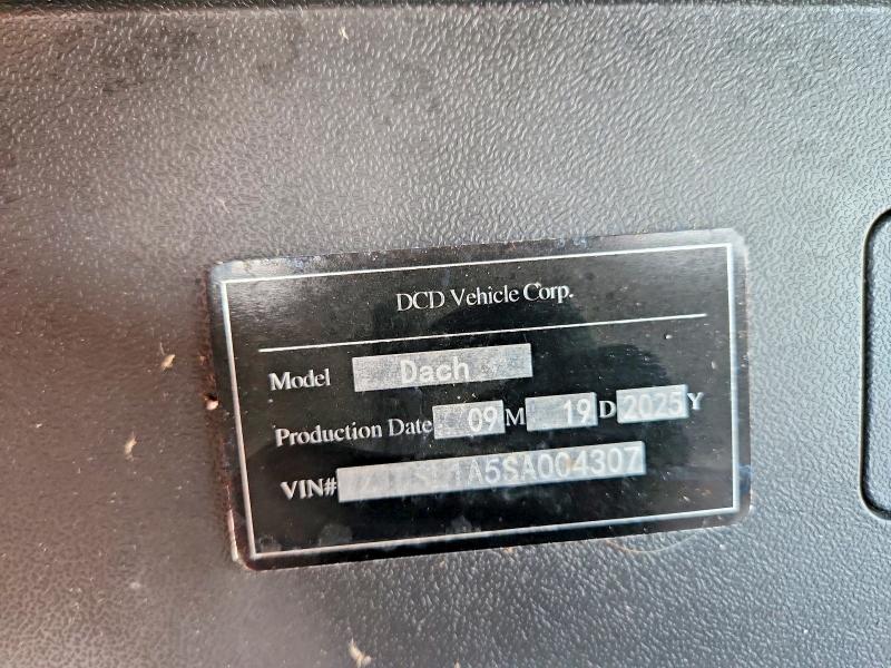 Продаж на аукціоні авто 2025 Golf Cart Golf Cart, vin: 7ZTDSL1A5SA004307, номер лоту: 47573666