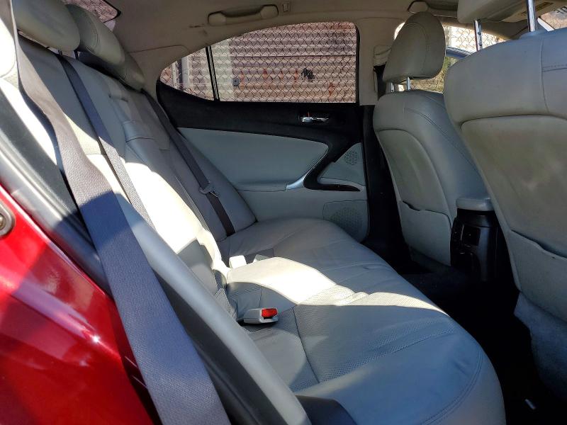 45502646 :رقم المزاد ، JTHBK262765022515 vin ، 2006 Lexus Is 250 مزاد بيع