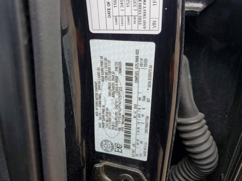 Auction sale of the 2019 Ford F150, vin: 1FTEW1EP7KFC57723, lot number: 46634786