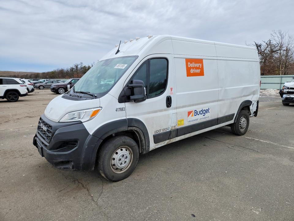 2024 Ram Promaster 2500 მანქანა იყიდება აუქციონზე, vin: 3C6LRVDGXRE155190, აუქციონის ნომერი: 45931506