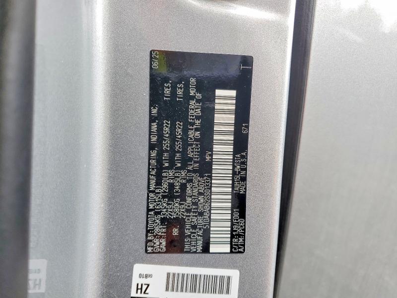 Aukcja sprzedaży 2025 Lexus Tx 500h, vin: 5TDABAB62SS013371, numer aukcji: 45680646