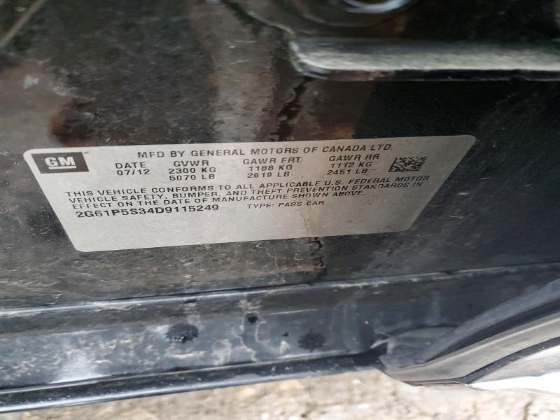 2013 Cadillac Xts მანქანა იყიდება აუქციონზე, vin: 2G61P5S34D9115249, აუქციონის ნომერი: 46025526
