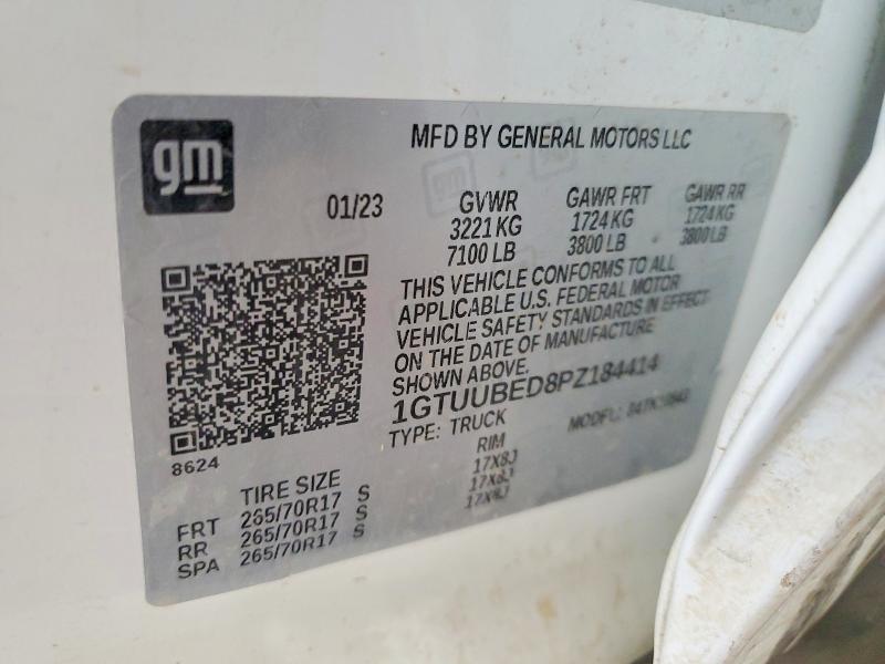 47602436 :رقم المزاد ، 1GTUUBED8PZ184414 vin ، 2023 Gmc Sierra مزاد بيع