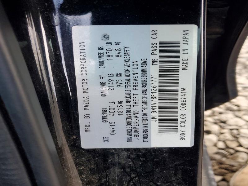 2015 Mazda 3 მანქანა იყიდება აუქციონზე, vin: JM1BM1V78F1267771, აუქციონის ნომერი: 46749416
