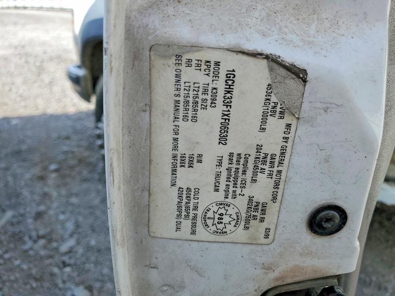 48240516 :رقم المزاد ، 1GCHK33F1XF065302 vin ، 1999 Chevrolet 3500 مزاد بيع