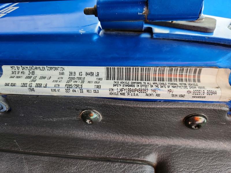 Продаж на аукціоні авто 1999 Jeep Wrangler / Tj, vin: 1J4FY19S4XP458357, номер лоту: 45982396