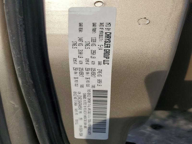 79594075 :رقم المزاد ، 2C4RC1BG4ER409548 vin ، 2014 Chrysler Town & Country مزاد بيع