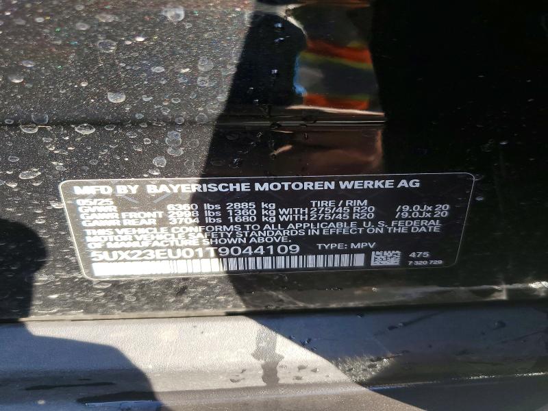 47164466 :رقم المزاد ، 5UX23EU01T9044109 vin ، 2026 Bmw X5 مزاد بيع
