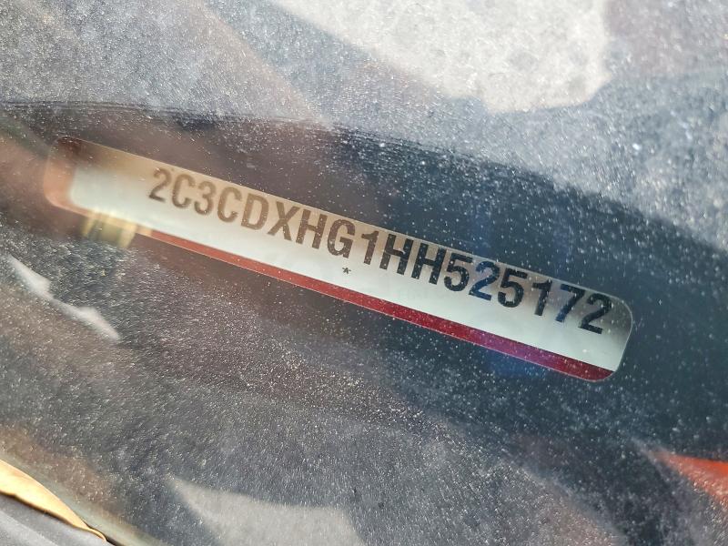 78907065 :رقم المزاد ، 2C3CDXHG1HH525172 vin ، 2017 Dodge Charger مزاد بيع