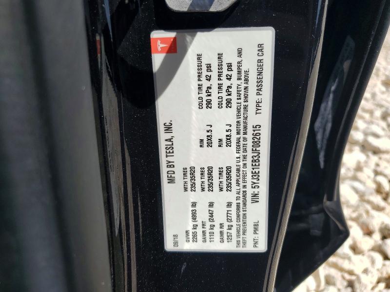 Продаж на аукціоні авто 2018 Tesla Model 3, vin: 5YJ3E1EB3JF082615, номер лоту: 46217106