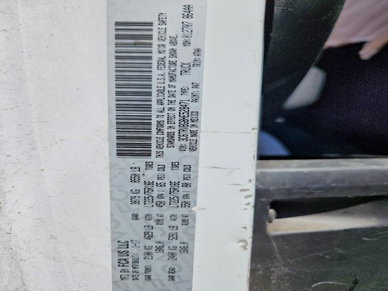 46740776 :رقم المزاد ، 3C6TRVBG8HE528471 vin ، 2017 Ram Promaster 1500 مزاد بيع