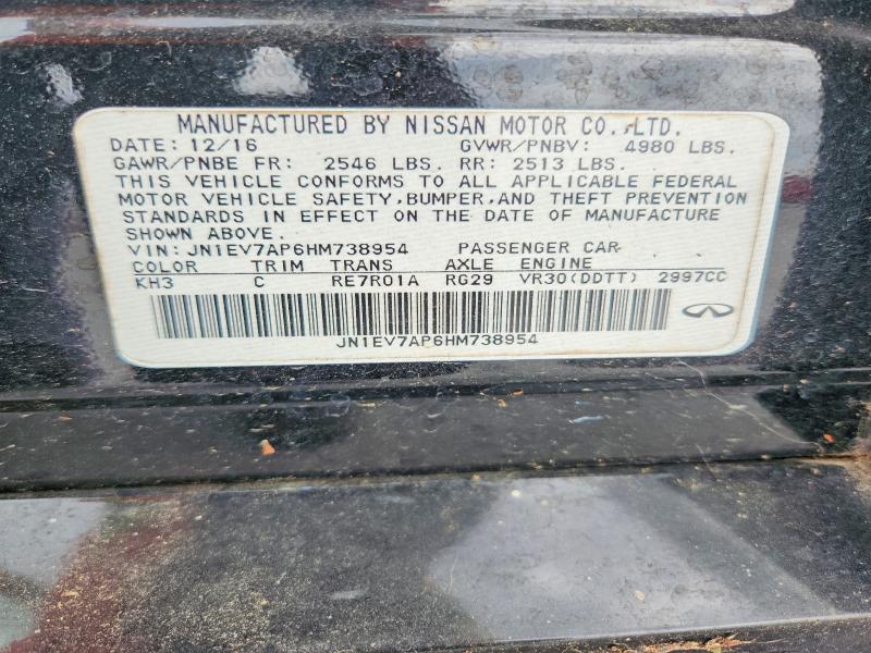 Продажа на аукционе авто 2017 Infiniti Q50, vin: JN1EV7AP6HM738954, номер лота: 47862746