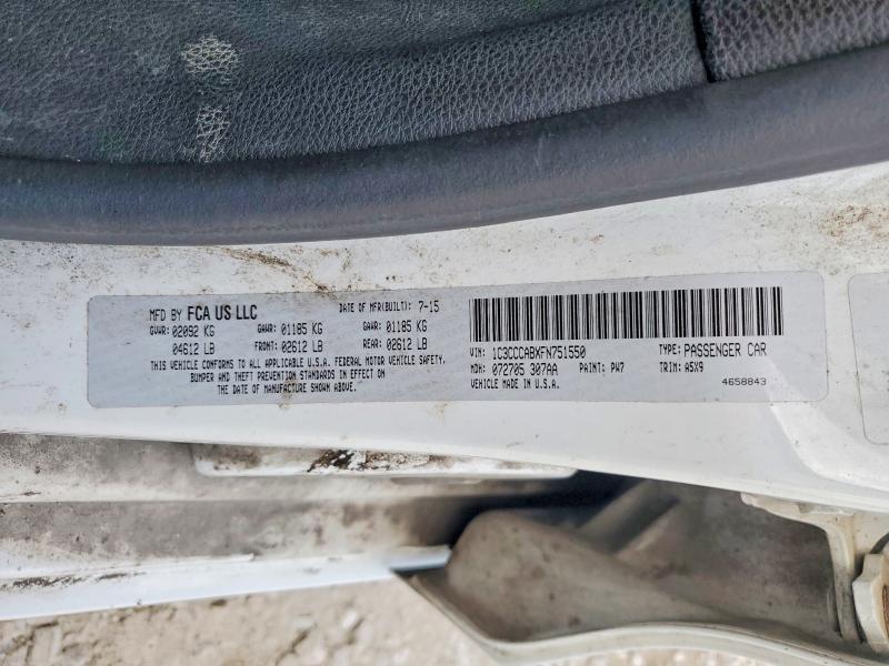 Продаж на аукціоні авто 2015 Chrysler 200, vin: 1C3CCCABXFN751550, номер лоту: 48076886