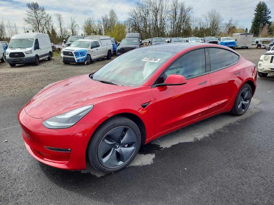 Aukcja sprzedaży 2022 Tesla Model 3, vin: 5YJ3E1EB5NF329526, numer aukcji: 47298796