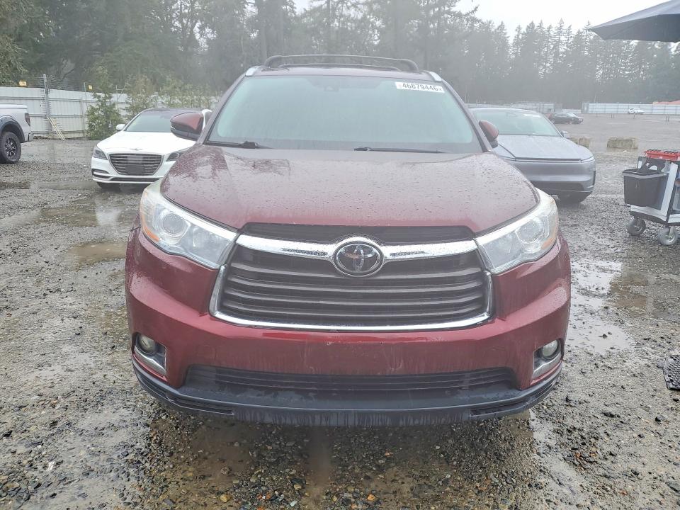 46879446 :رقم المزاد ، 5TDDKRFH5GS325554 vin ، 2016 Toyota Highlander مزاد بيع