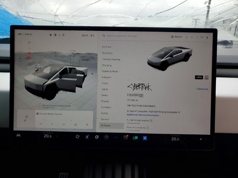 2024 Tesla Cybertruck მანქანა იყიდება აუქციონზე, vin: 7G2CEHED1RA038421, აუქციონის ნომერი: 79982715