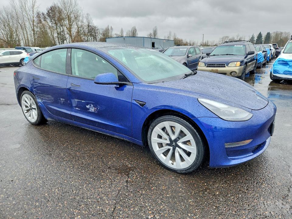 41958806 :رقم المزاد ، 5YJ3E1EA4NF369846 vin ، 2022 Tesla Model 3 مزاد بيع