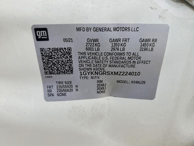 Продаж на аукціоні авто 2021 Cadillac Xt5, vin: 1GYKNGRSXMZ224010, номер лоту: 47142546