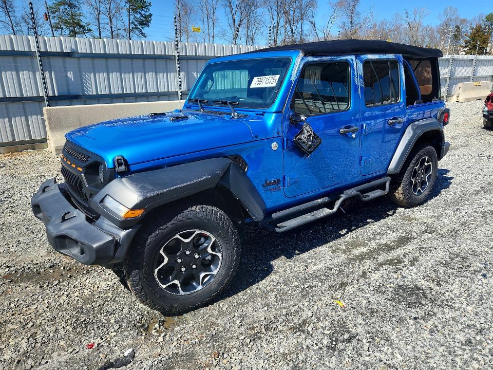 79971575 :رقم المزاد ، 1C4HJXDN9MW738087 vin ، 2021 Jeep Wrangler Unlimited مزاد بيع