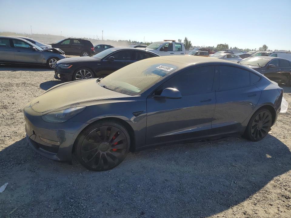 2021 Tesla Model 3 მანქანა იყიდება აუქციონზე, vin: 5YJ3E1EC5MF043974, აუქციონის ნომერი: 46441586