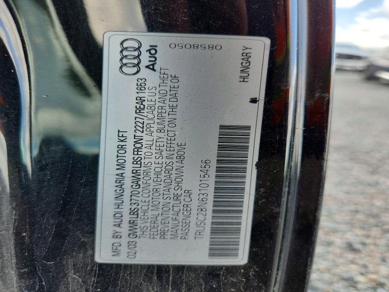 Продажа на аукционе авто 2003 Audi Tt, vin: TRUSC28N631015456, номер лота: 42046296