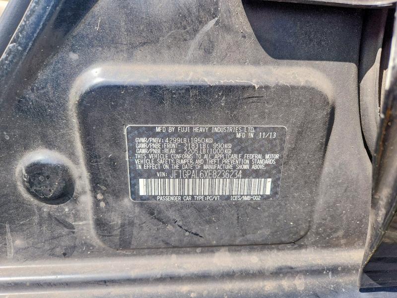 Aukcja sprzedaży 2014 Subaru Impreza, vin: JF1GPAL6XE8236234, numer aukcji: 47692246