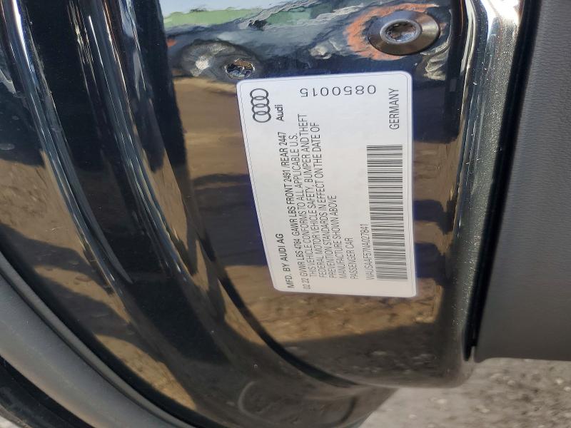 Продаж на аукціоні авто 2022 Audi A5, vin: WAUSAAF57NA027841, номер лоту: 41738416