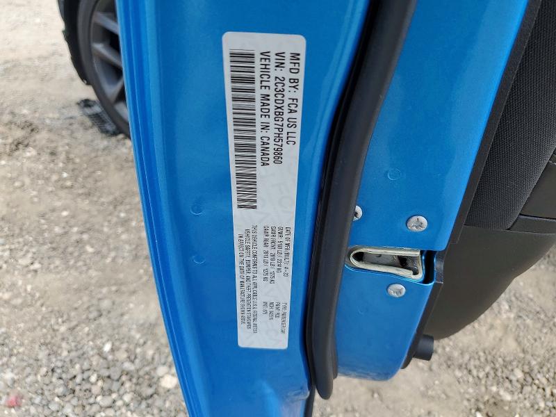2023 Dodge Charger მანქანა იყიდება აუქციონზე, vin: 2C3CDXBG7PH579860, აუქციონის ნომერი: 48158816