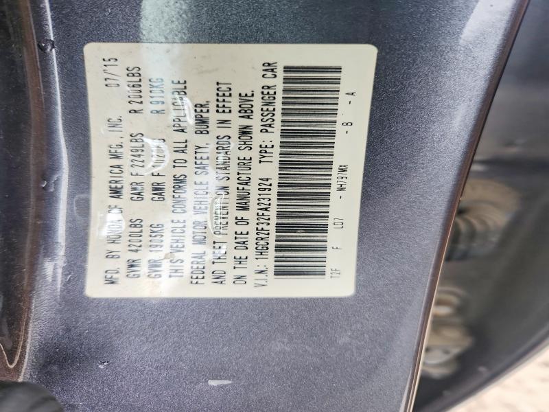 41931426 :رقم المزاد ، 1HGCR2F32FA231924 vin ، 2015 Honda Accord مزاد بيع