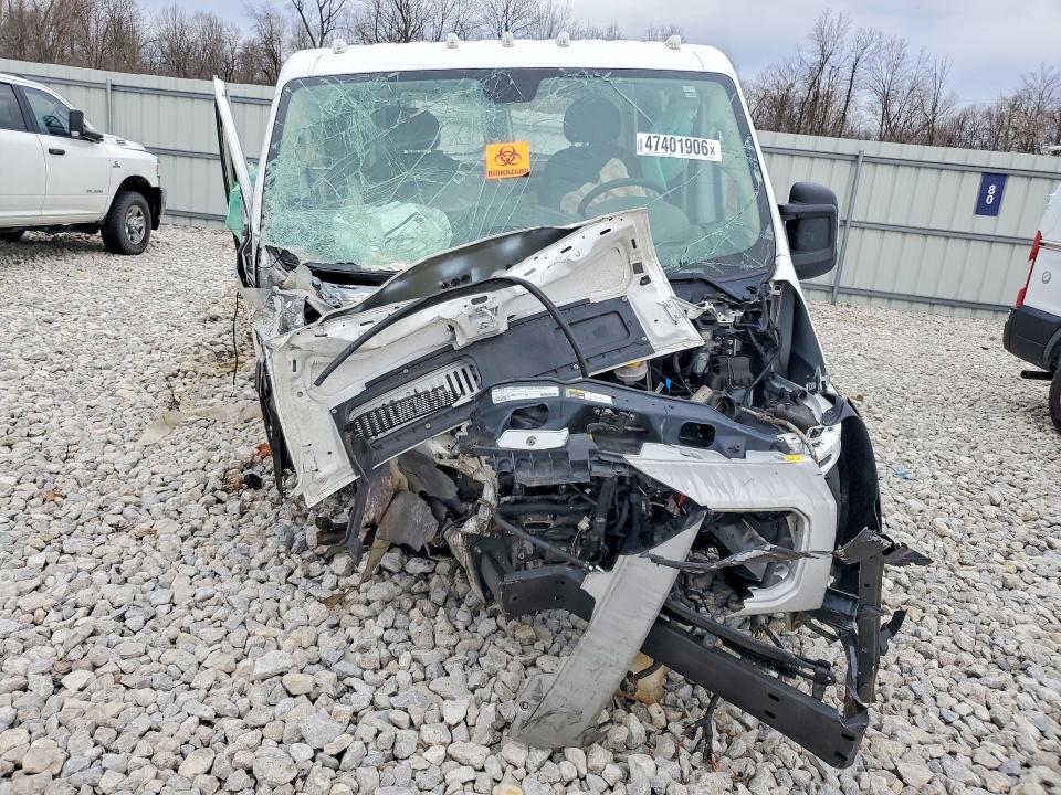 47401906 :رقم المزاد ، 3C6TRVAGXKE530523 vin ، 2019 Ram Promaster 1500 مزاد بيع