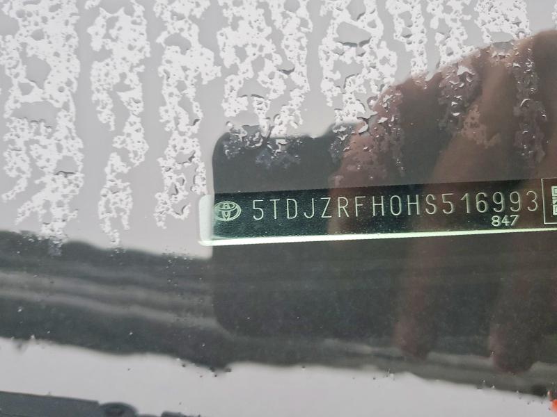 Aukcja sprzedaży 2017 Toyota Highlander, vin: 5TDJZRFH0HS516993, numer aukcji: 79217525