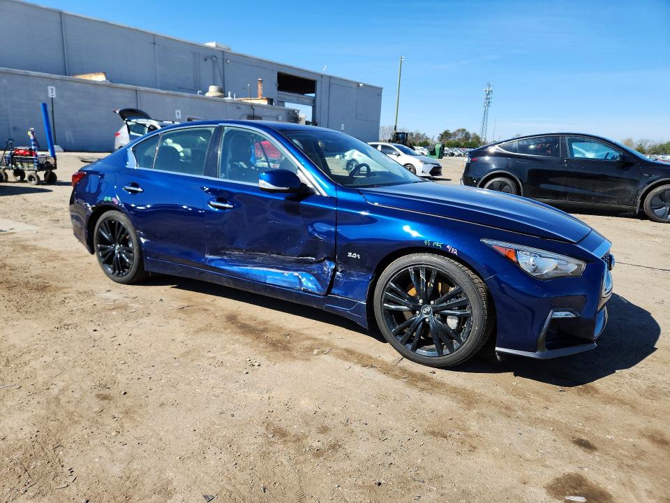 46770396 :رقم المزاد ، JN1EV7AP5KM518549 vin ، 2019 Infiniti Q50 مزاد بيع