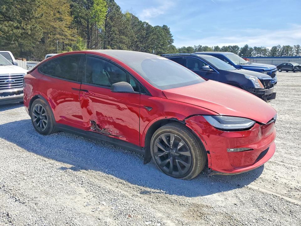 2022 Tesla Model X მანქანა იყიდება აუქციონზე, vin: 7SAXCBE64NF337412, აუქციონის ნომერი: 47234316