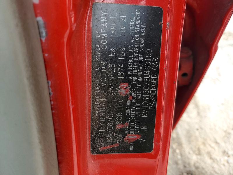 Aukcja sprzedaży 2003 Hyundai Accent, vin: KMHCG45C73U460199, numer aukcji: 46428476