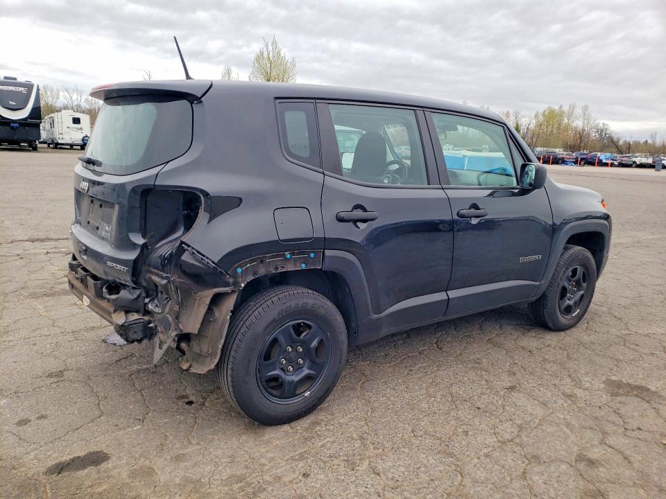 2018 Jeep Renegade მანქანა იყიდება აუქციონზე, vin: ZACCJBAB9JPG92387, აუქციონის ნომერი: 47010616