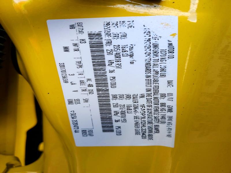 Aukcja sprzedaży 2017 Ford Focus, vin: 1FADP3L92HL229420, numer aukcji: 46478036