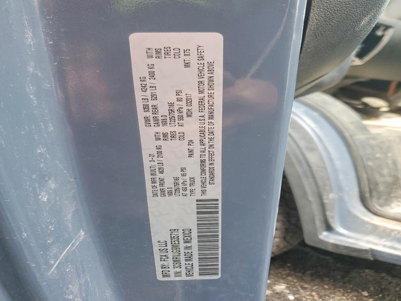 41659196 :رقم المزاد ، 3C6MRVJG9ME535719 vin ، 2021 Ram Promaster 3500 مزاد بيع