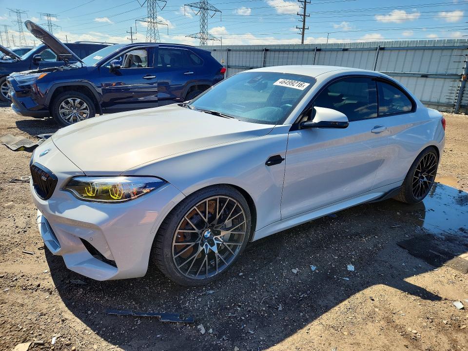 46499216 :رقم المزاد ، WBS2U7C06L7E15672 vin ، 2020 Bmw M2 مزاد بيع