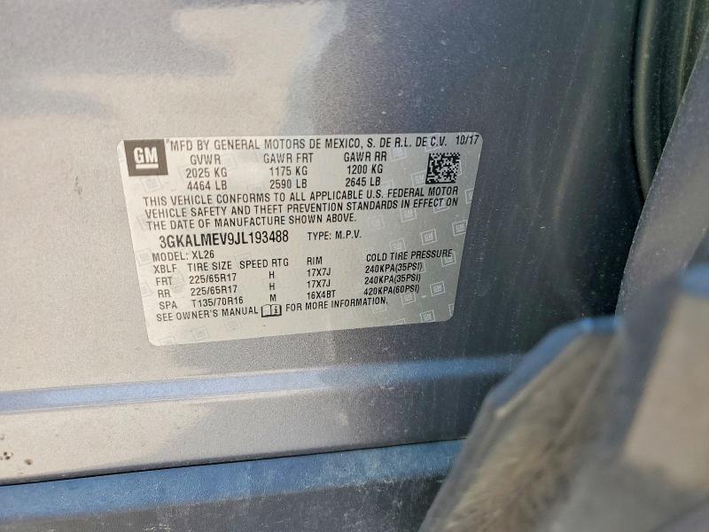 Продаж на аукціоні авто 2018 Gmc Terrain, vin: 3GKALMEV9JL193488, номер лоту: 47966326