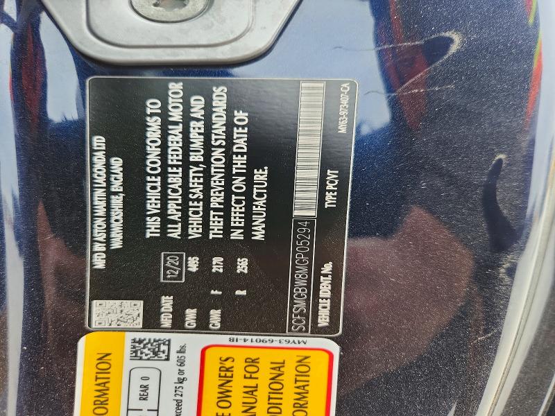 Продажа на аукционе авто 2021 Aston Martin Vantage, vin: SCFSMGBW8MGP05294, номер лота: 55247006