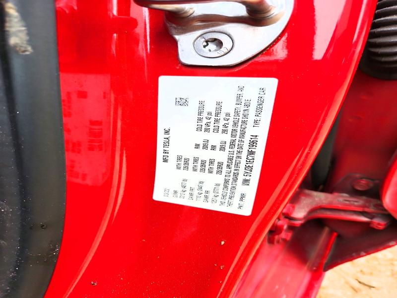 2022 Tesla Model 3 მანქანა იყიდება აუქციონზე, vin: 5YJ3E1EC7NF199614, აუქციონის ნომერი: 79706985